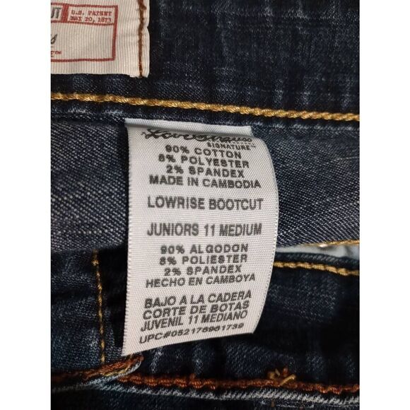 Levi's Jeans Junior 11 Low Rise Bootcut Western - Picture 6 of 7